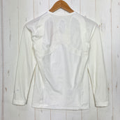 【Women's M アイボリー系】 Cw-X ( シーダブリューエックス ) 柔流トップ メッシュ JYURYU TOP Mesh IV / Ivory 肩甲骨サポート 吸汗速乾 UVカット 抗菌防臭 ポリエステル ウェア トップス インナー シャツ ロングスリーブTシ