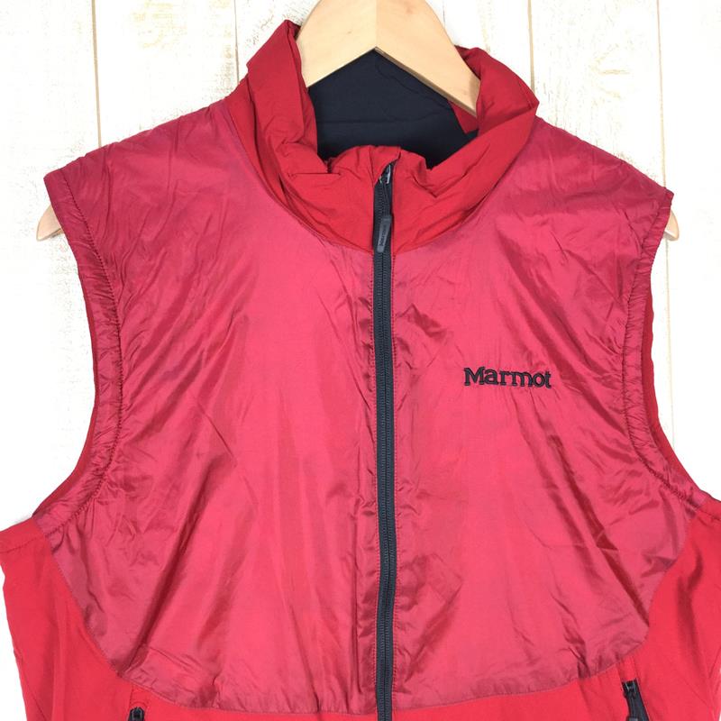 【Men's XL レッド系】 Marmot ( マーモット ) クライム ウールラップ ベスト Climb Woolwrap Vest MJM-F7008 Asian Men's  ウール ベスト トップス ウェア