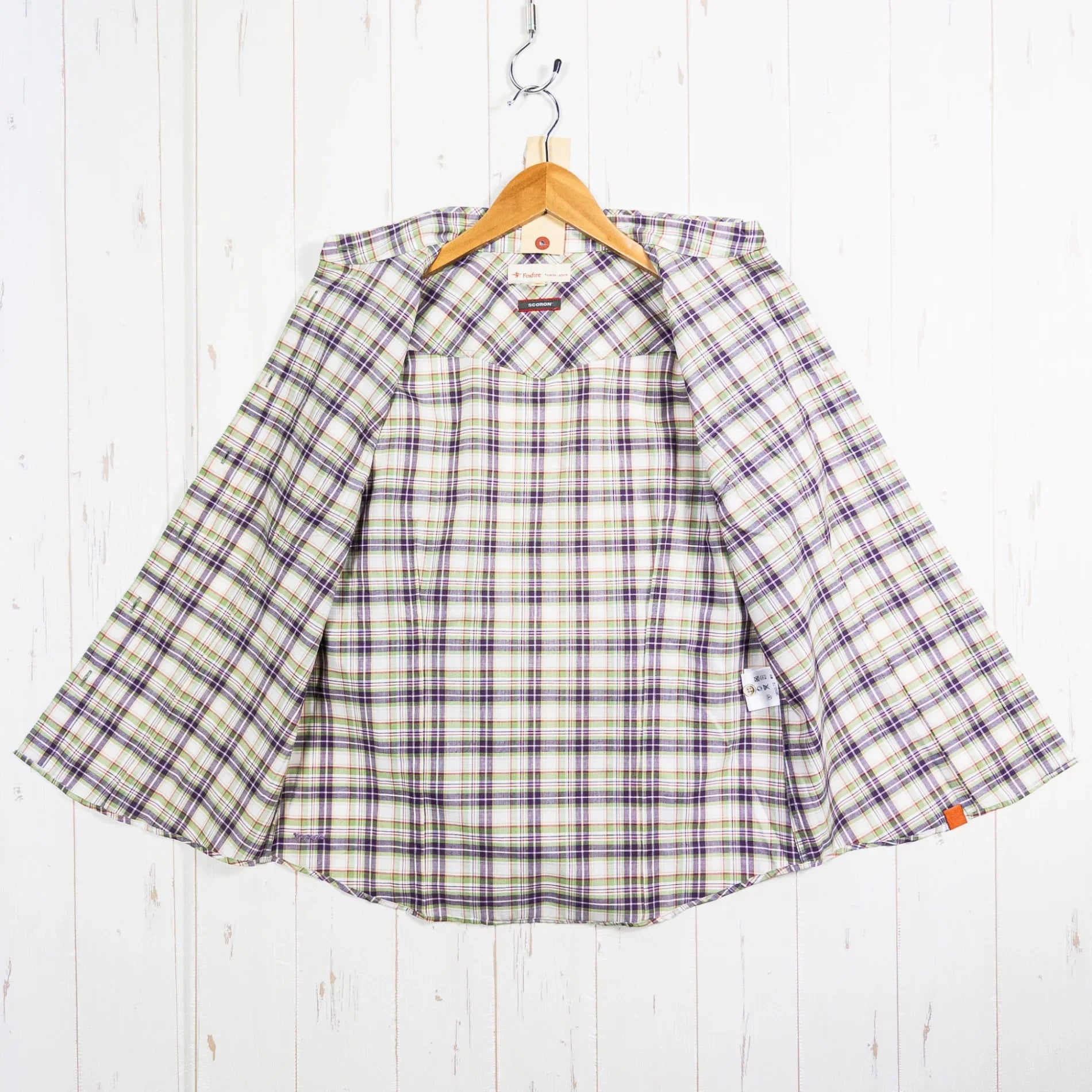 【Women's M パープル系】 Foxfire ( フォックスファイヤー ) SCプレイドシャツ ポリエステル ウェア トップス インナー シャツ ロングスリーブシャツ コットン z00052636 コットン ロングスリーブシャツ インナー シャツ トップス ウェ - 【公式】2ndGEAR（セカンドギア）Webショップ【登山用品・アウトドア用品専門 買取販売店】