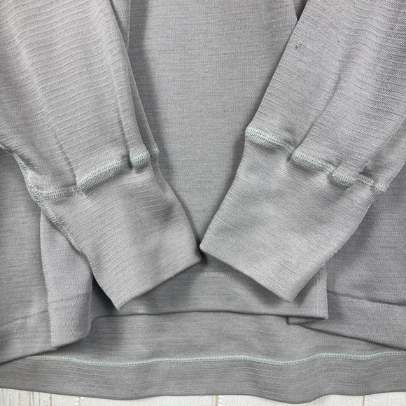 【Men's L グレー系】 Zeropoint By Montbell ( ゼロポイント By モンベル ) ロングスリ－ブ ベースレイヤー ティー ポリエステル ウェア トップス インナー シャツ ロングスリーブTシャツ クルーネック 化繊 z00058442