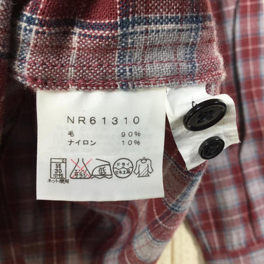 【Men's L レッド系】 The North Face ( ザ・ノースフェイス ) ウール プラッド シャツ Wool Plaid Shirt NR61310 Asian Men's GR ガッシュレッド ウール ロングスリーブシャツ インナー シャツ トップ - 【公式】2ndGEAR（セカンドギア）Webショップ【登山用品・アウトドア用品専門 買取販売店】