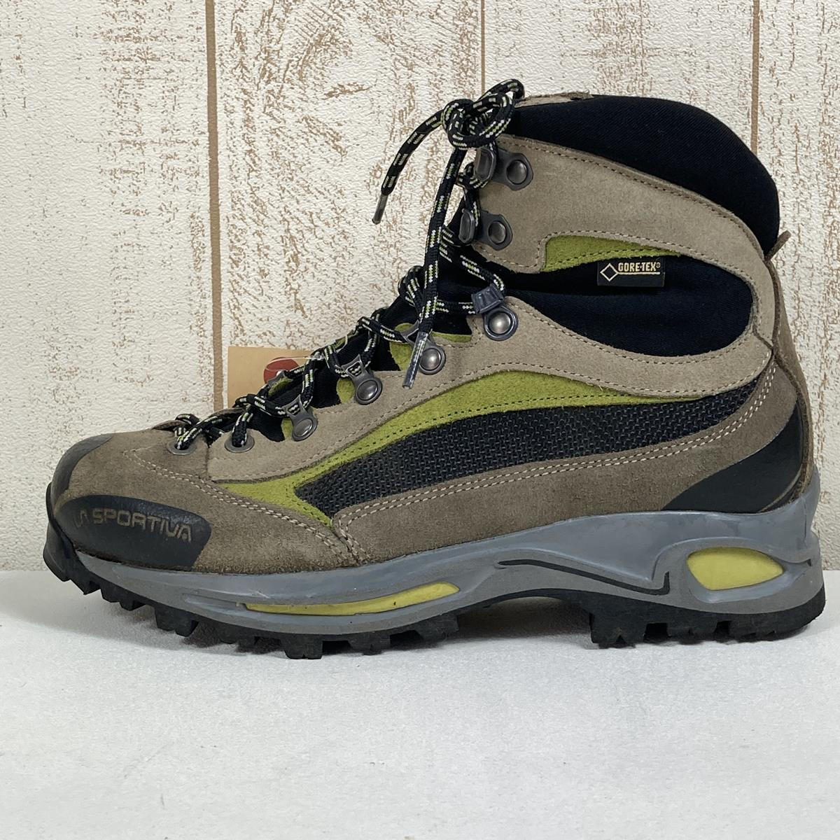 【Unisex 23.7cm ベージュ系】 La Sportiva ( ラ・スポルティバ ) デルタ ゴアテックス Delta Gtx トレッキング シューズ 登山靴 ハイカット 高機能インソール（SuperFeet）付 12G Unisex  トレッキングブーツ フットウェア