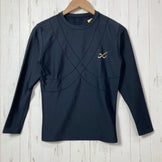 【Men's M ブラック系】 Cw-X ( シーダブリューエックス ) パフォーマンスアップ モデル Performance Up Model コンプレッション インナー ポリエステル ウェア トップス インナー シャツ ロングスリーブTシャツ クルーネック 化繊