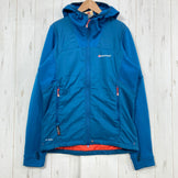 【Men's S ネイビー系】 Montane ( モンテイン ) アルファガイド ジャケット Alpha Guide Jacket Moroccan blue / Burnt orange 化繊ダウン ウェア トップス アウター ジャケット 化繊インサレーション