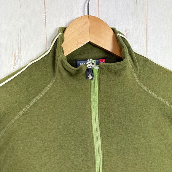 【Men's M グリーン系】 Millet ( ミレー ) ロングスリーブ フリース ジャケット ポリエステル ウェア トップス アウター ジャケット フリース z00057915  フリース アウター ジャケット トップス ウェア