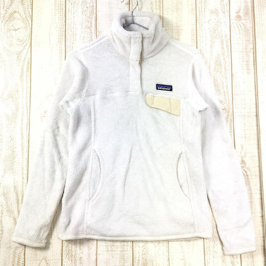 [女式 XS 象牙色] Patagonia Re-Tool Snap T 套头衫 25442 国际女式 RWX 羊毛外套夹克上衣