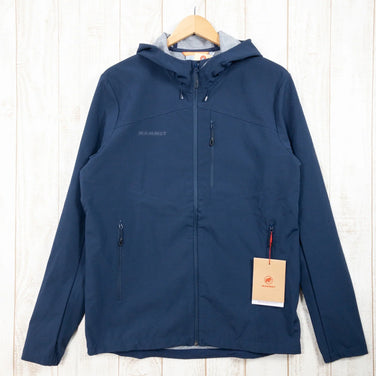 【Men's M ネイビー系】 Mammut ( マムート ) コーポレート ソフトシェル フーデッド ジャケット Corporate SO Hooded Jacket ナイロン 1011-02070 Men's マリーン | Marine ソフトシェル アウター - 【公式】2ndGEAR（セカンドギア）Webショップ【登山用品・アウトドア用品専門 買取販売店】