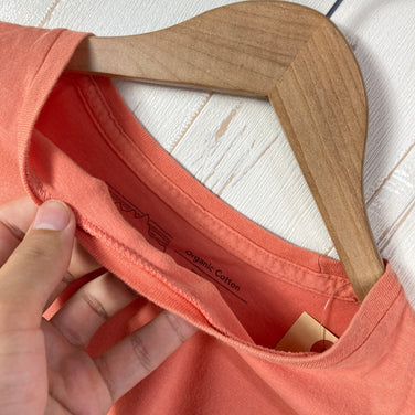【Men's XS オレンジ系】 2018 Patagonia ( パタゴニア ) ロープ スリング オーガニック ティー Rope Sling Organic Tee QZCO オーガニックコットン ウェア トップス インナー シャツ ショートスリーブTシャツ クル