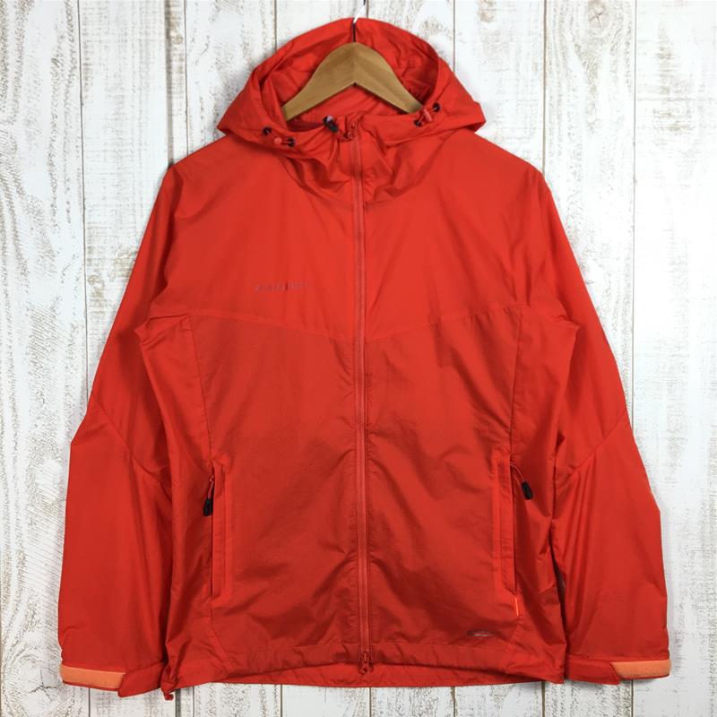 【Men's XS オレンジ系】 Mammut ( マムート ) グライダー ジャケット Glider Jacket ウィンドシェル フーディ 1012-00210 Men's  ウィンドシェル アウター ジャケット トップス ウェア