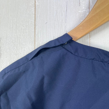 Unisex M Blue Houdini Weather Tee 159784 Bucket Blue z00055958 Bucket Blue Synthetic Short Sleeve T-Shirt Crew Neck Undershirt Top