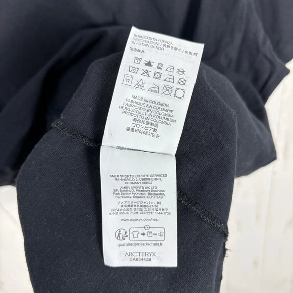 【Men's M ブラック系】 Arcteryx ( アークテリクス ) クラッグ エスエル コットン ショート スリーブ ティー Kragg SL Cotton SS コットン ウェア トップス インナー シャツ ショートスリーブTシャツ クルーネック コットン