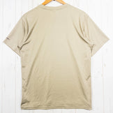 Columbia Lake Arrowhead Short Sleeve Tee, Men's Small, Beige. Polyester crew neck short sleeve tee.