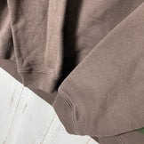 男士小号棕色 Chums 露营卫衣，棉质，抓绒外套，上衣，Z00054453