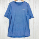 【Men's S ブルー系】 2014 Patagonia ( パタゴニア ) アウト ペーサー シャツ Men's Outpacer Shirt ポリエステル ウェア トップス インナー シャツ ショートスリーブTシャツ クルーネック 化繊 z00054278-1