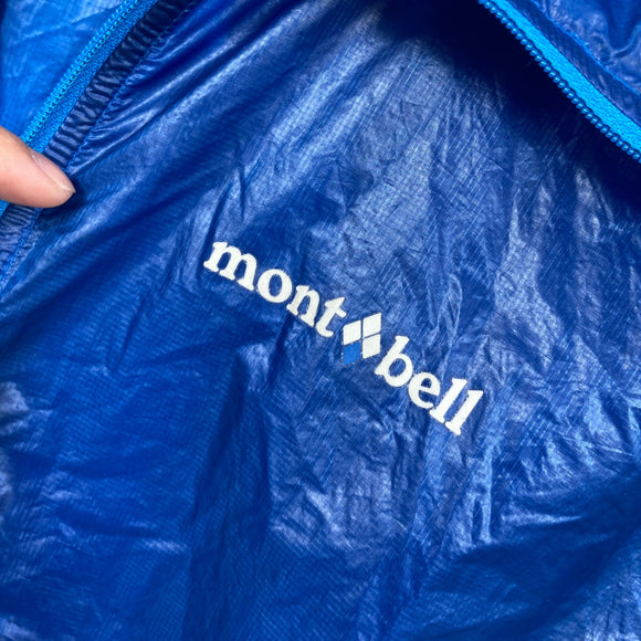 【Men's M ブルー系】 Montbell ( モンベル ) EXライト ウインド パーカ EX Light Wind Parka 7デニール ナイロン リップストップ ポケッタブル ナイロン ウェア トップス アウター ジャケット ウィンドシェル z0006