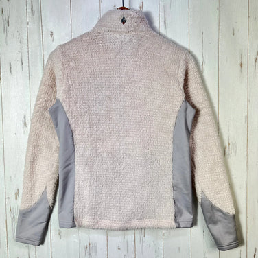 Montbell ClimAir 女款中号粉色夹克。涤纶抓绒外套 (z00053548)。