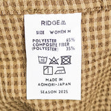 Women's Large Beige Ridge Mountain Gear Comfy Pullover Short Sleeve Shirt, Coyote Tan, Polyester, Top