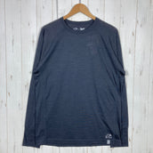 【Unisex XL ブラック系】 Supernatural | Sn ( スーパーナチュラル ) 4シーズンズ ロング ティー 4seasons Long T ヤタガラスブラック ltmコラボ メリノウール ウェア トップス インナー シャツ ロングスリーブTシャツ