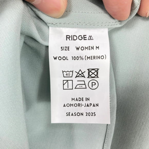 【Women's M グリーン系】 Ridge Mountain Gear ( リッジマウンテンギア ) メリノ ベーシック ロングスリーブ シャツ Merino Basic Long Sleeve Shirt Sage Fog z00058942 Sage Fog ウ