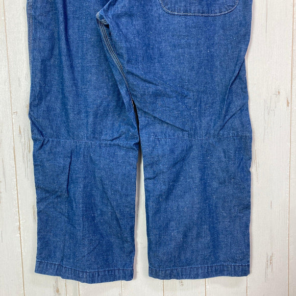 【Men's L ブルー系】 Wildthings ( ワイルドシングス ) デニム クライミング 3/4 レングス クロップドパンツ 生産終了モデル 入手困難 KATO`（カトー）コラボ コットン ウェア ボトムス ロングパンツ コットン z00057277