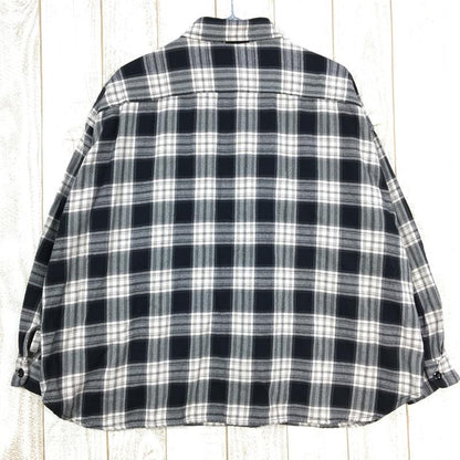 【Women's S ブラック系】 The North Face ( ザ・ノースフェイス ) × ナナミカ パープルレーベル ツイル チェック シャツ Twill Check Shirt NT3958N Asian Women's  化繊 ロングスリーブシャツ インナー