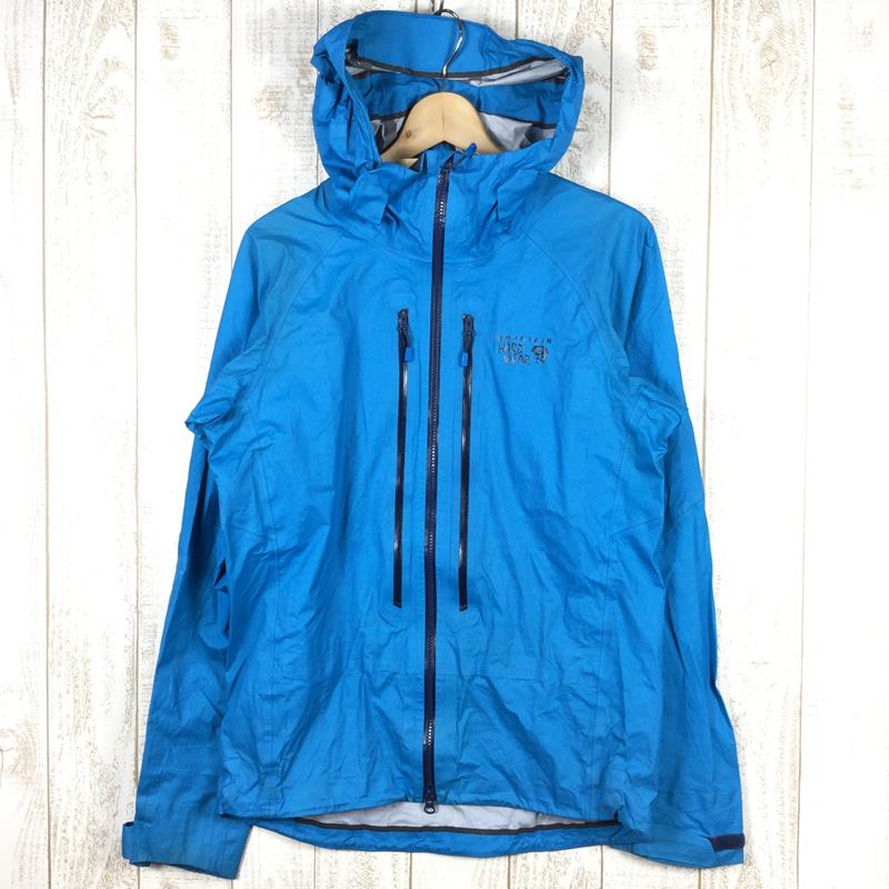 【Men's S ブルー系】 Mountain Hardwear ( マウンテンハードウェア ) クエーサー 2 ジャケット Quasar Ii Jacket ドライqエリート ハードシェル フーディ OM6446 Men's  ハードシェル アウター ジャケット