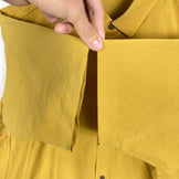 Men's Medium Yellow Ridge Mountain Gear Basic Short Sleeve Shirt in Rustic Mustard, Polyester, Top, Undershirt