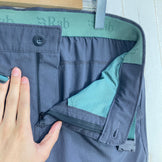 【Men's M グレー系】 Rab ( ラブ ) アグデン パンツ Agden Pants QFW-26 ANT z00058346 ANT ソフトシェル ロングパンツ ボトムス ウェア