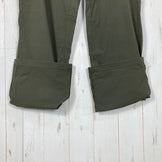 【Men's L グリーン系】 Montbell ( モンベル ) ストレッチ O.D. パンツ メンズ Stretch O.D. Pants Men's 1WAYストレッチ リップストップ はっ水加工 ナイロン ウェア ボトムス ロングパンツ ソフトシェル z00