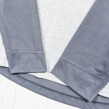 Montbell 男式 WIC 插肩长袖 T 恤，M 码，灰色。这款长袖 T 恤采用涤纶材质，圆领，合成纤维面料。可作为内衣或内搭穿着。(z0005297)