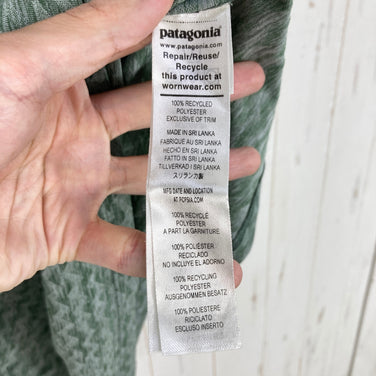 【Men's S グリーン系】 2023 Patagonia ( パタゴニア ) リッジ フロー シャツ Ridge Flow Shirt HMKG ポリエステル ウェア トップス インナー シャツ ショートスリーブTシャツ クルーネック 化繊 z00056686