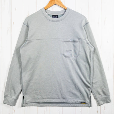 Men's Medium Gray Jackwolfskin JP Urban Thermo Pullover, Polyester Fleece Jacket, z00053095