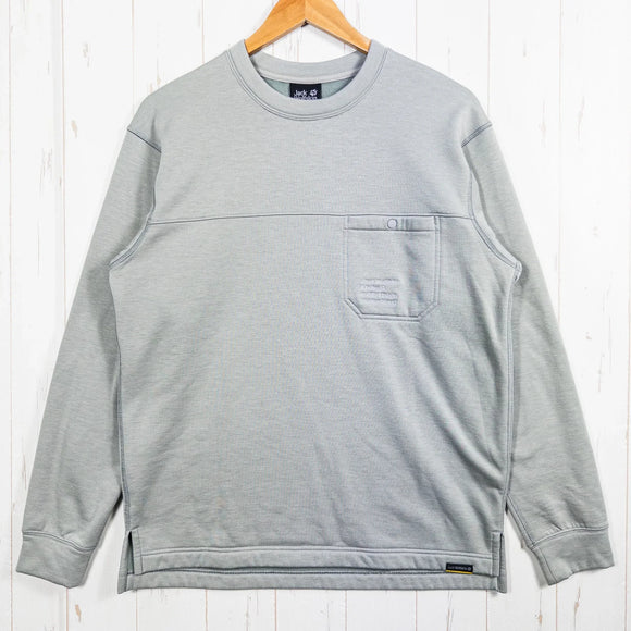 【Men's M グレー系】 Jackwolfskin ( ジャックウルフスキン ) JP アーバン サーモ プルオーバー JP URBAN THERMO PULLOVER ポリエステル ウェア トップス アウター ジャケット フリース z00053095  フリ
