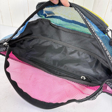 【OneSize ピンク系】 Chums ( チャムス ) メッシュアップ ファニーパック Mesh Up Fanny Pack ポリエステル バッグ ストレージ ウエストバッグ ヒップパック z00058696  ウエストバッグ ヒップパック バッグ ストレージ