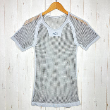 【Men's S/M グレー系】 Millet ( ミレー ) ドライナミック メッシュ ショートスリーブ DRYNAMIC MESH SHORT SLEEVE ポリプロピレン ウェア トップス インナー シャツ ショートスリーブTシャツ クルーネック 化繊 z000