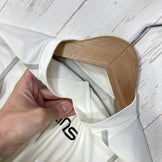 【Men's XS ホワイト系】 Skins ( スキンズ ) コンプレッション Vネック シャツ ナイロン ウェア トップス インナー シャツ ロングスリーブシャツ 化繊 z00059863  化繊 ロングスリーブシャツ インナー シャツ トップス ウェア