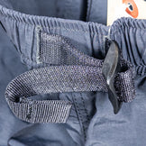 男式中号黑色 Yamatomichi 五口袋裤，尼龙，长裤，z00052964