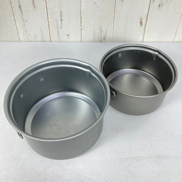【OneSize シルバー系】 Uniflame ( ユニフレーム ) 山クッカー M Mountain Cooker M アルマイト加工 アルミ製 2鍋セット アルミ クックウェア クッカー コッフェル z00061560  クッカー コッフェル クックウェア