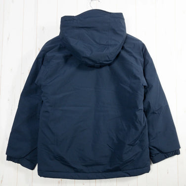 【Kid's 150 ネイビー系】 Montbell ( モンベル ) パウダー ステップ パーカ Kid's Powder Step Parka Kid's ネイビー / NV 化繊ダウン ウェア トップス アウター ジャケット 化繊インサレーション z0005245 - 【公式】2ndGEAR（セカンドギア）Webショップ【登山用品・アウトドア用品専門 買取販売店】