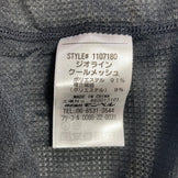 Montbell GeoLine Cool Mesh T-Shirt, Men's Size M (Black), Polyester, Short Sleeve Crew Neck, Synthetic Fiber, Top, Undershirt, z00054