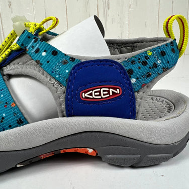 Keen Women's Size 25.5cm Blue Sandals, NEW PORT RETRO x FUJI ROCK FESTIVAL 2023 Collaboration Model, 1028139, Multi/Surface, THE WEB, z00055297, Multi/Surface