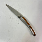 One Size Silver Deejo Le 37 Grams Pocket Knife, Hard-to-Find, Baladeo-Era Stainless Steel Camping Gear Knife (z00054526)