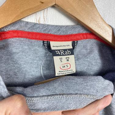 Men's Small Gray Rab Stance Tee Cotton Short Sleeve Crew Neck T-Shirt (z00053778)