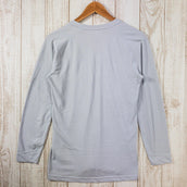 【Men's M グレー系】 Montbell ( モンベル ) ジオライン ライトウェイト ネックシャツ ポリエステル 1107735 Asian Men's ライトグレー 化繊 ロングスリーブTシャツ クルーネック インナー シャツ トップス ウェア - 【公式】2ndGEAR（セカンドギア）Webショップ【登山用品・アウトドア用品専門 買取販売店】