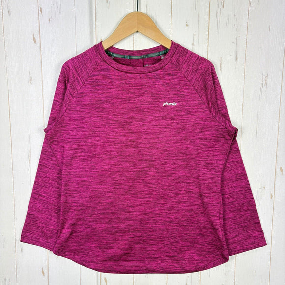 【Women's L ピンク系】 Phenix ( フェニックス ) イース メランジ ロングスリーブ Ease Melange L/S ポリエステル ウェア トップス アウター ジャケット フリース z00055657  フリース アウター ジャケット トップス ウ