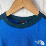 The North Face 男士中号蓝色长袖 Dacron QD Crew 夹克（长袖）涤纶抓绒夹克（z00054266）