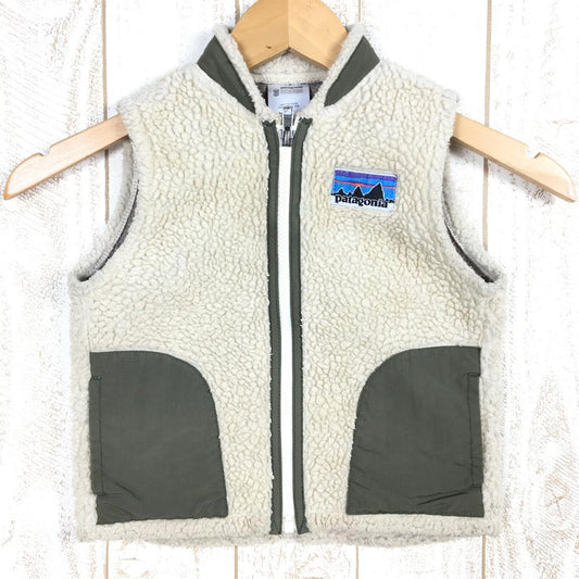 【Baby's 24M アイボリー系】 Patagonia ( パタゴニア ) ベビー レトロ ベスト Baby Retro Vest パイル フリース デカタグ 初期タグ 復刻 生産終了モデル 入手困難 61010 International Baby's NWM Nat