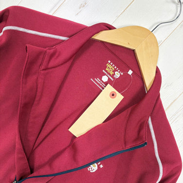 【Men's M レッド系】 Mountain Hardwear ( マウンテンハードウェア ) プルオーバー フィットシャツ ポリエステル ウェア トップス インナー シャツ ロングスリーブシャツ 化繊 z00057540  化繊 ロングスリーブシャツ インナー