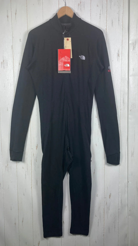 【Men's S ブラック系】 The North Face ( ザ・ノースフェイス ) ウール ベースレイヤー ワンピース Wool Base Layer One-Piece サミットシリーズ 欧米規格モデル メリノウール ウェア トップス アウター ジャケット
