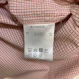 【女式 S 红色系】 Millet (米勒) 防蚊格纹立领长袖衬衫 Insect Barrier Check Stand Shirt Long Sleeve 聚酯纤维 户外服饰 上衣 内搭 衬衫
